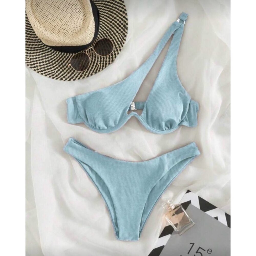💞 2 for $15 💞 New SHEIN Light Blue Bikini Set